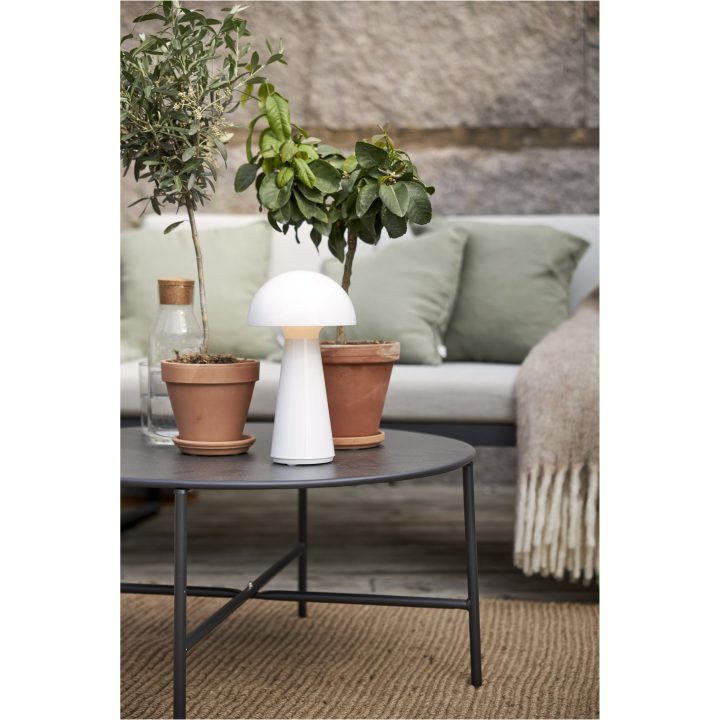 Bordslampa Mushroom Vit Star Trading – bild 3