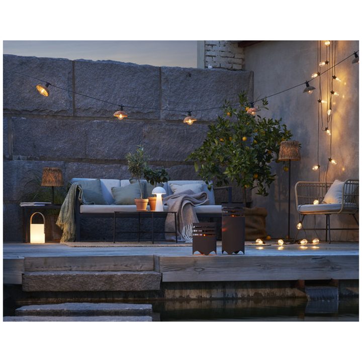 Bordslampa Mushroom Vit Star Trading – bild 21