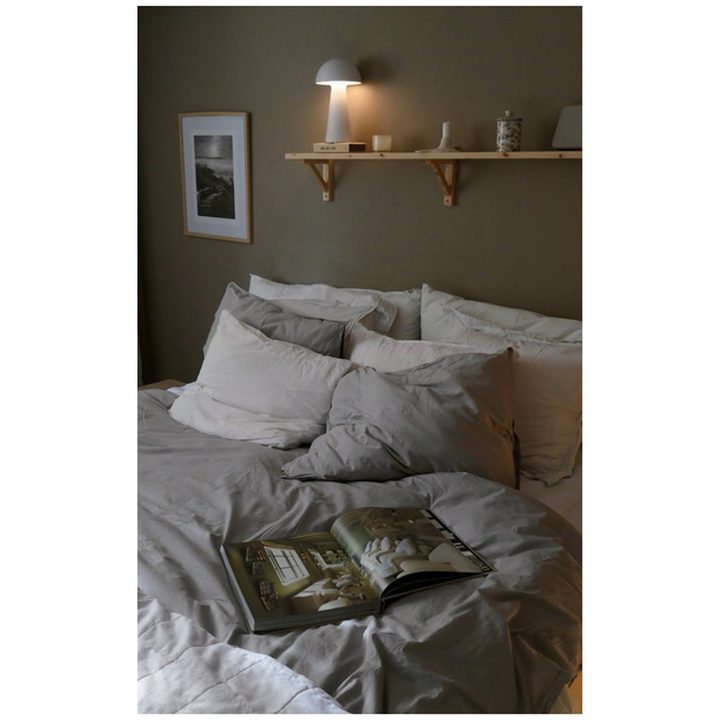 Bordslampa Mushroom Vit Star Trading – bild 9