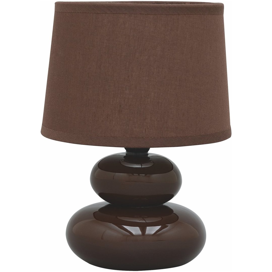 Bordslampa Rocky, 40W, E14, Brun MALMBERGS