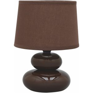 Bordslampa Rocky, 40W, E14, Brun MALMBERGS