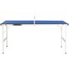 Bordtennisbord med nät 5 feet 152x76x66 cm blå vidaXL – miniatyr 2