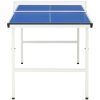 Bordtennisbord med nät 5 feet 152x76x66 cm blå vidaXL – miniatyr 3