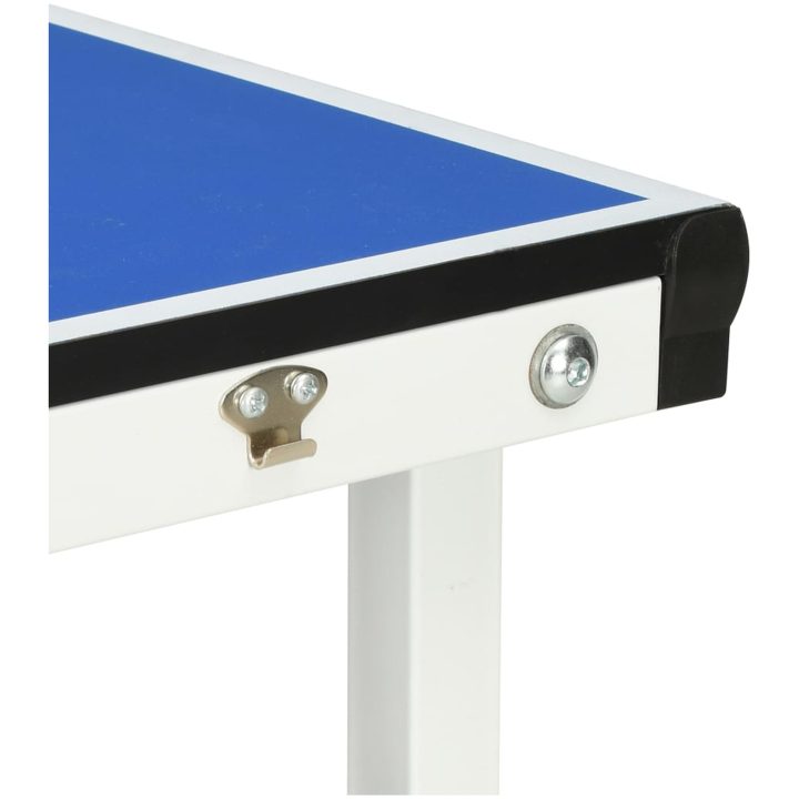 Bordtennisbord med nät 5 feet 152x76x66 cm blå vidaXL – bild 7