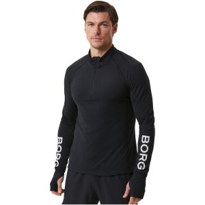 Borg Half Zip Sweat Black L