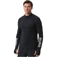 Borg Half Zip Sweat Black M