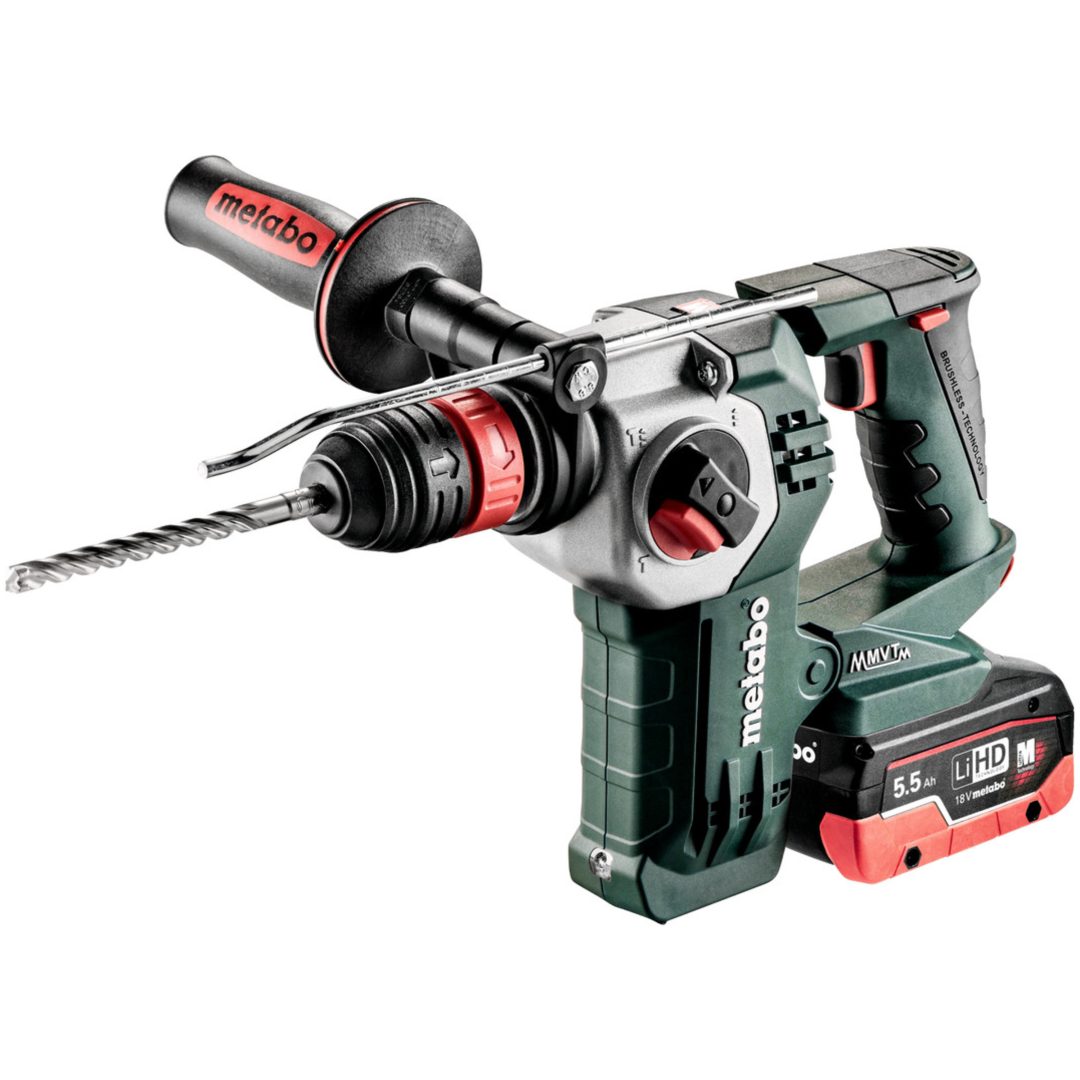 Borrhammare 18V KHA 18 LTX BL 24 Quick Med LiHD Batteri METABO