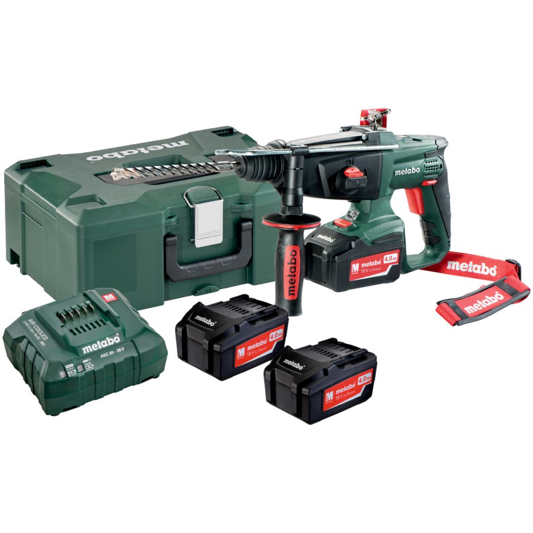Borrhammare 18V KHA 18 LTX Set Med Li-jon Batteri METABO Med Li-jon Batteri