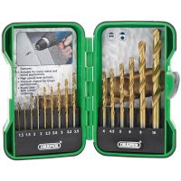 Borrsats Nitride HSS 15-Delars DRAPER