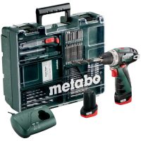 Borrskruvdragare 10,8V PowerMaxx BS Basic Set Med Li-jon Batteri METABO
