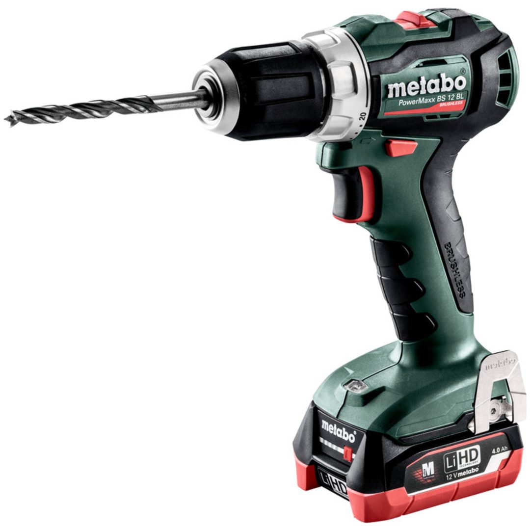 Borrskruvdragare 12V PowerMaxx BS 12 BL Med LiHD Batteri METABO 12 V Med LiHD Batteri