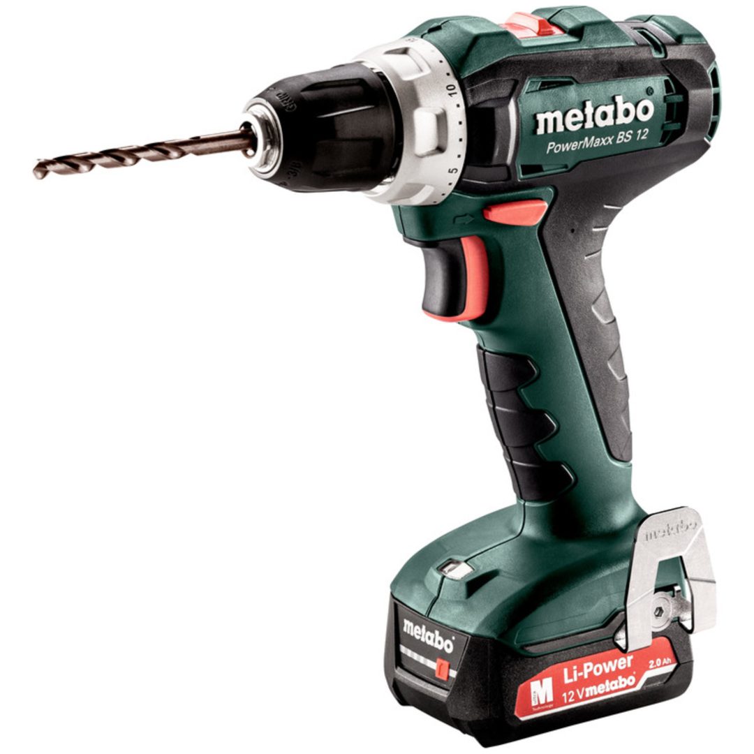 Borrskruvdragare 12V PowerMaxx BS 12 Med Li-jon Batteri METABO 12 V Med Li-jon Batteri