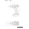 Borrskruvdragare 14,4V BS 14.4 Med Li-jon Batteri METABO 14,4 V Med Li-jon Batteri – miniatyr 2