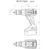 Borrskruvdragare 18V BS 18 LT Quick Med Li-jon Batteri METABO 18 V Med Li-jon Batteri – miniatyr 5