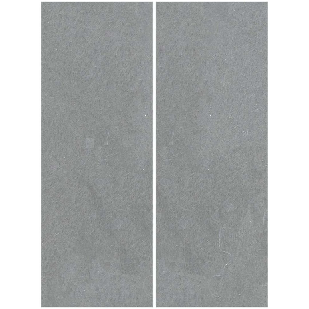 Bottenmatta ljusgrå 300x200 cm polyester geotextil vidaXL 300 x 220 cm – bild 2