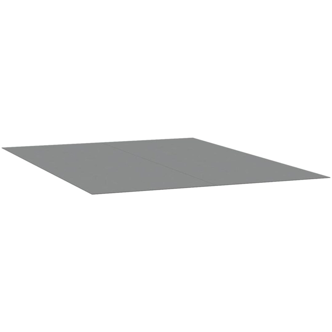 Bottenmatta ljusgrå 300x200 cm polyester geotextil vidaXL 300 x 220 cm – bild 3