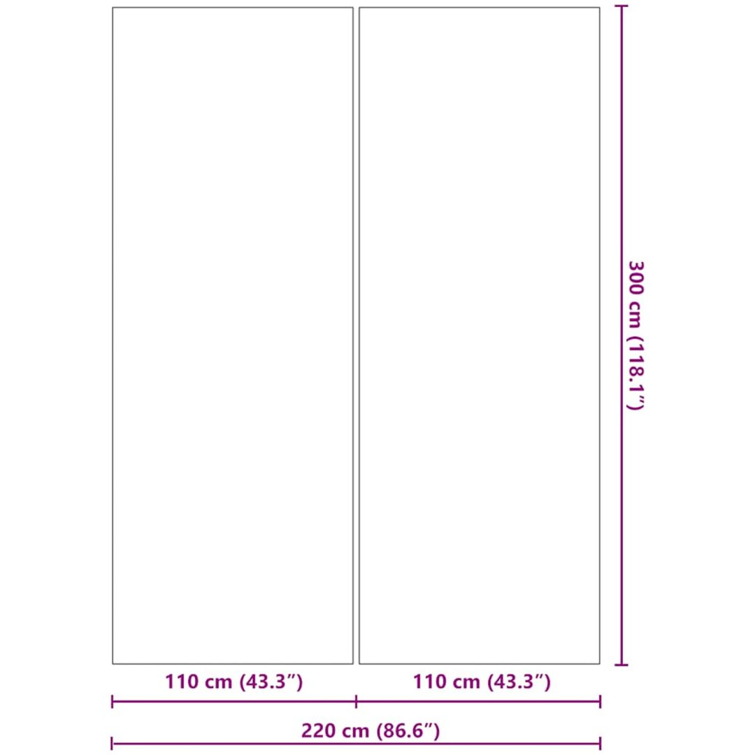 Bottenmatta ljusgrå 300x200 cm polyester geotextil vidaXL 300 x 220 cm – bild 8