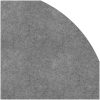 Bottenmatta ljusgrå 366 cm polyester geotextil vidaXL ⌀366 cm (1 mm) – miniatyr 4