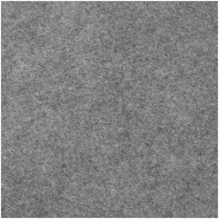 Bottenmatta ljusgrå 366 cm polyester geotextil vidaXL ⌀366 cm (1 mm) – bild 6