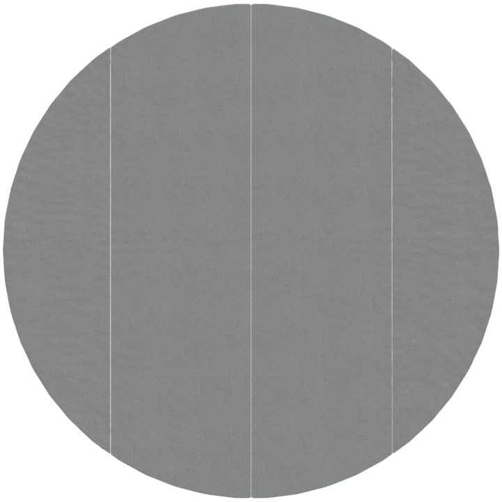 Bottenmatta ljusgrå 458 cm polyester geotextil vidaXL ⌀458 cm (1 mm) – bild 2