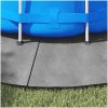 Bottenmatta ljusgrå 458 cm polyester geotextil vidaXL ⌀458 cm (1 mm) – miniatyr 3