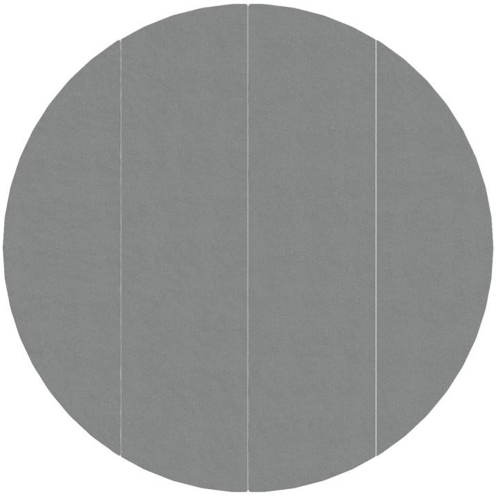 Bottenmatta ljusgrå 500 cm polyester geotextil vidaXL ⌀500 cm (1 mm) – bild 2