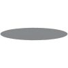 Bottenmatta ljusgrå 500 cm polyester geotextil vidaXL ⌀500 cm (1 mm) – miniatyr 3