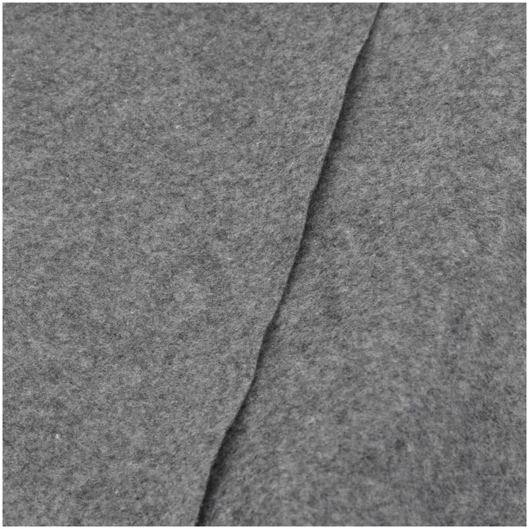 Bottenmatta ljusgrå 500 cm polyester geotextil vidaXL ⌀500 cm (1 mm) – bild 5