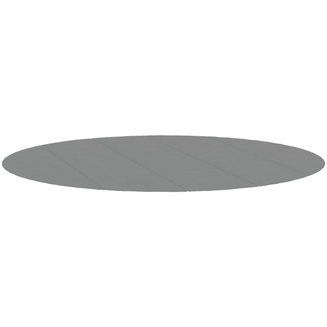 Bottenmatta ljusgrå 550 cm polyester geotextil vidaXL ⌀550 cm (1 mm) – bild 3