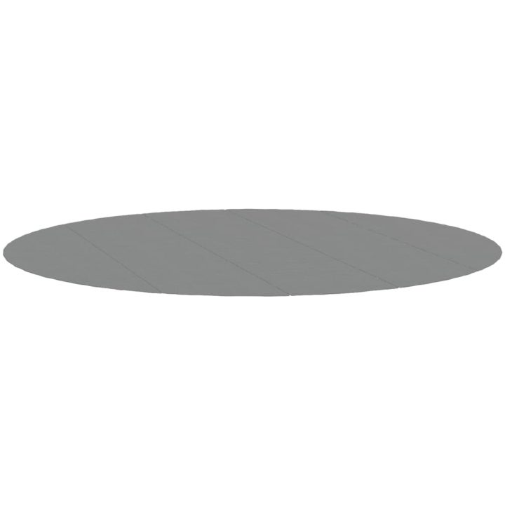 Bottenmatta ljusgrå 550 cm polyester geotextil vidaXL ⌀550 cm (1 mm) – bild 3