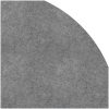 Bottenmatta ljusgrå 550 cm polyester geotextil vidaXL ⌀550 cm (1 mm) – miniatyr 4