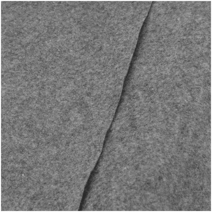 Bottenmatta ljusgrå 550 cm polyester geotextil vidaXL ⌀550 cm (1 mm) – bild 5