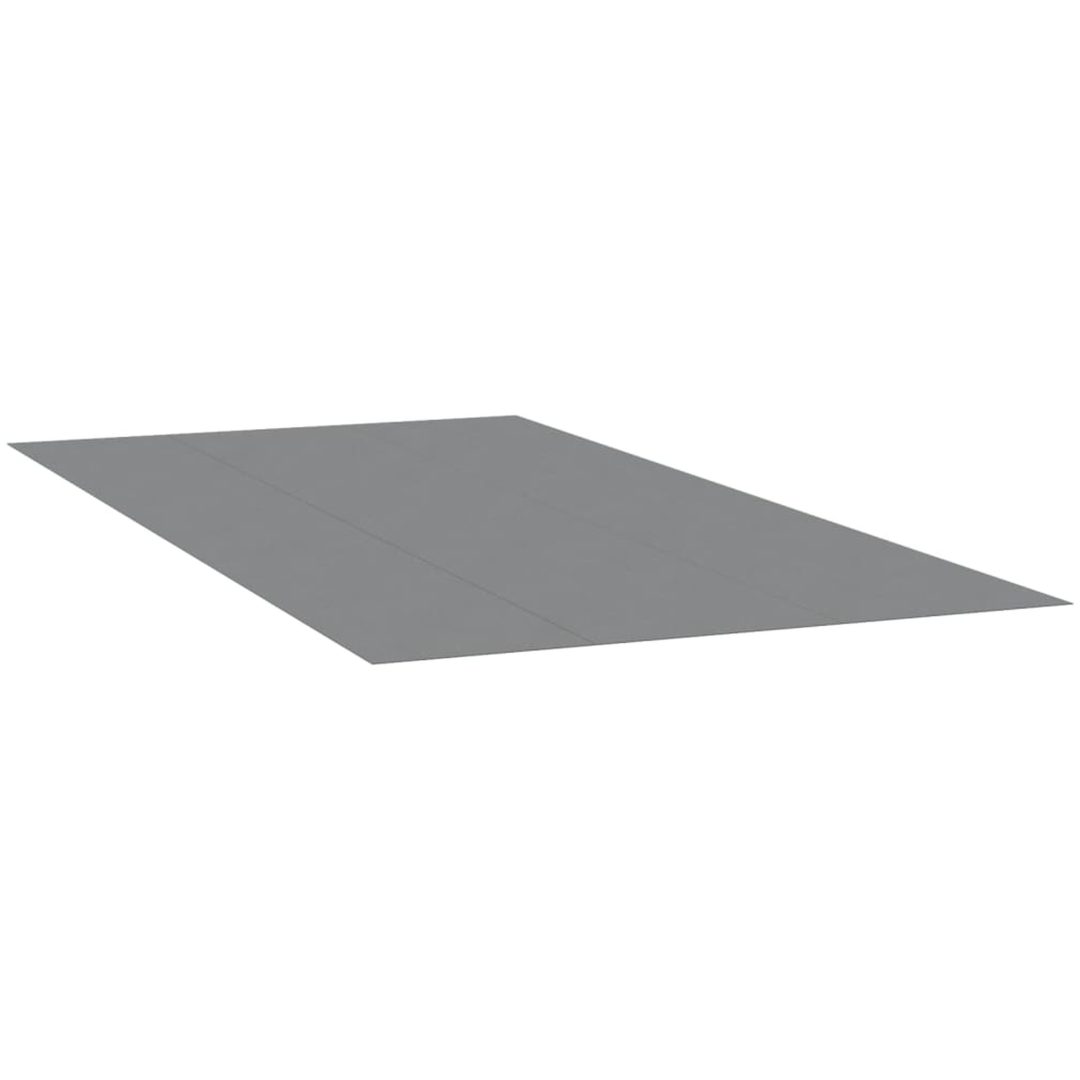 Bottenmatta ljusgrå 750xx370 cm polyester geotextil vidaXL 750 x 370 cm – bild 3