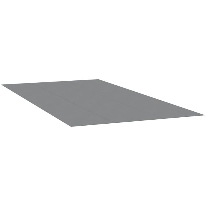 Bottenmatta ljusgrå 750xx370 cm polyester geotextil vidaXL 750 x 370 cm – bild 3