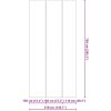 Bottenmatta ljusgrå 750xx370 cm polyester geotextil vidaXL 750 x 370 cm – miniatyr 8