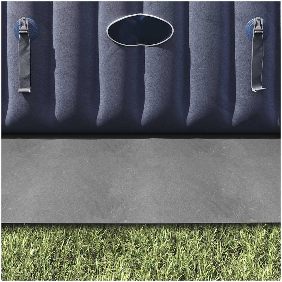 Bottenmatta ljusgrå polyester geotextil vidaXL 500 x 250 cm – bild 3