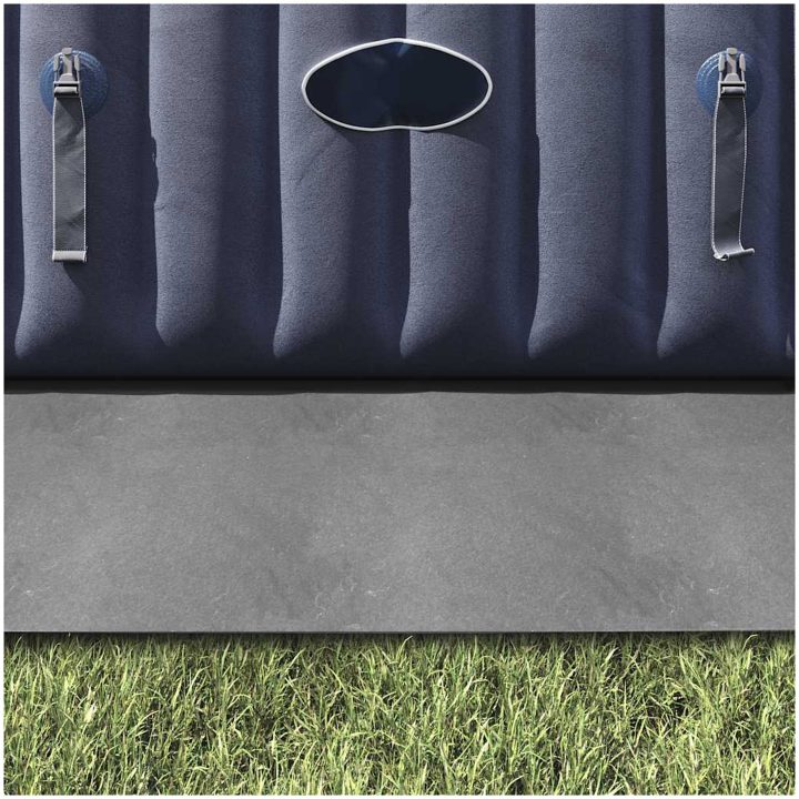 Bottenmatta ljusgrå polyester geotextil vidaXL 500 x 250 cm – bild 3