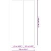 Bottenmatta ljusgrå polyester geotextil vidaXL 500 x 250 cm – miniatyr 8