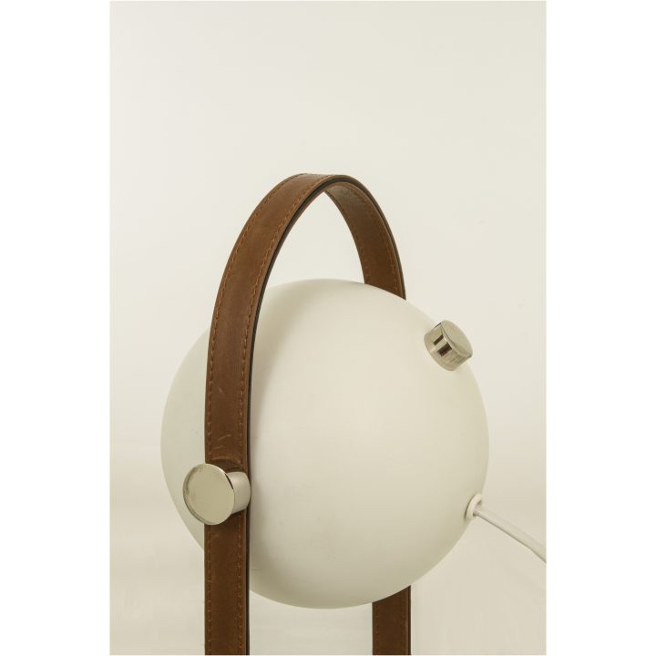 Bow Bordlampa, Vit ANETA HOME Sockel GU10 Vit /Brun /Silver – bild 4