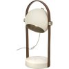 Bow Bordlampa, Vit ANETA HOME Sockel GU10 Vit /Brun /Silver – miniatyr 1