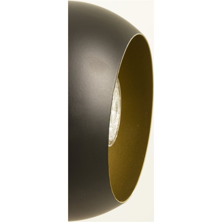Bow Golvlampa., 1-arm, Svart ANETA HOME Sockel GU10 Svart /Matt Mässing – bild 4
