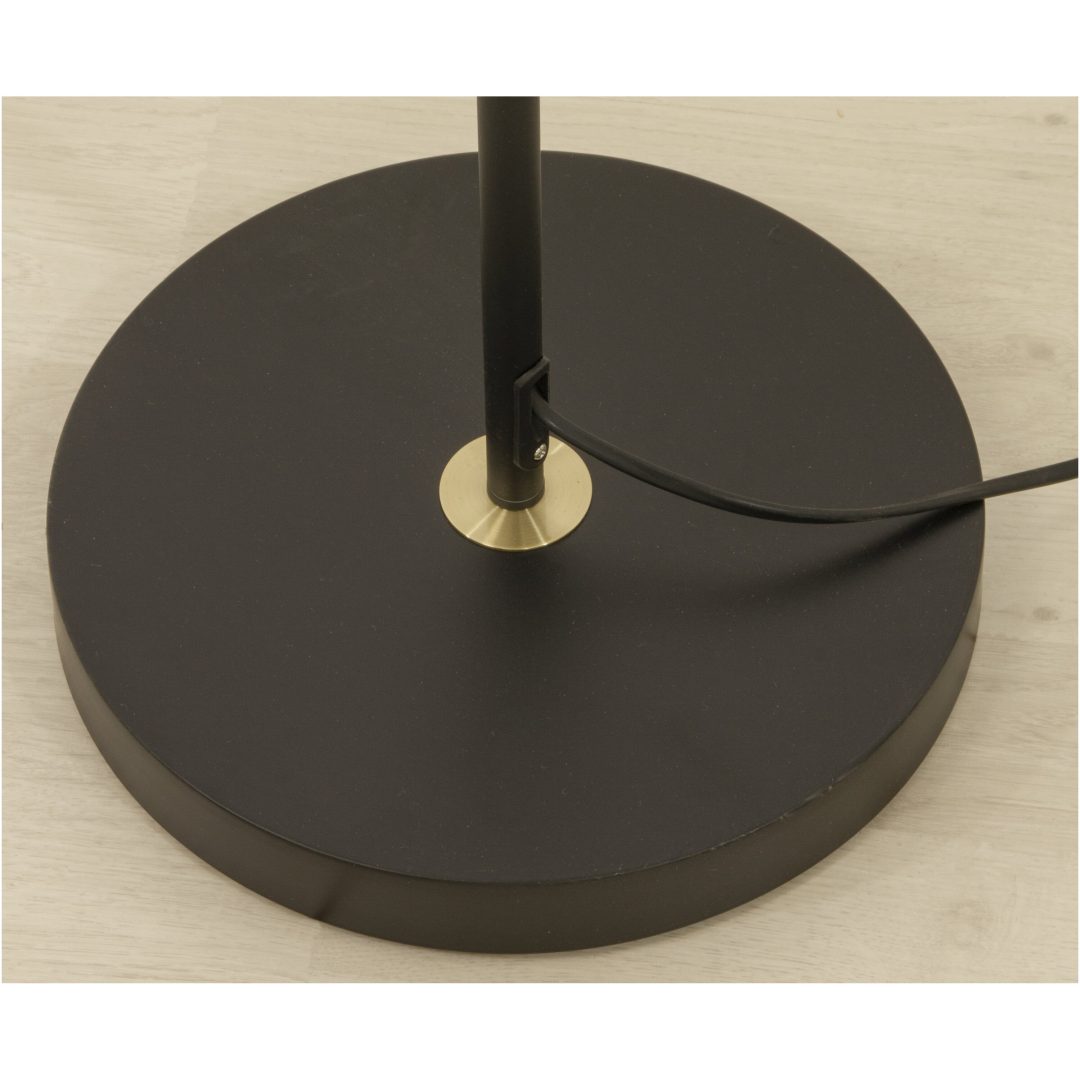 Bow Golvlampa., 1-arm, Svart ANETA HOME Sockel GU10 Svart /Matt Mässing – bild 2