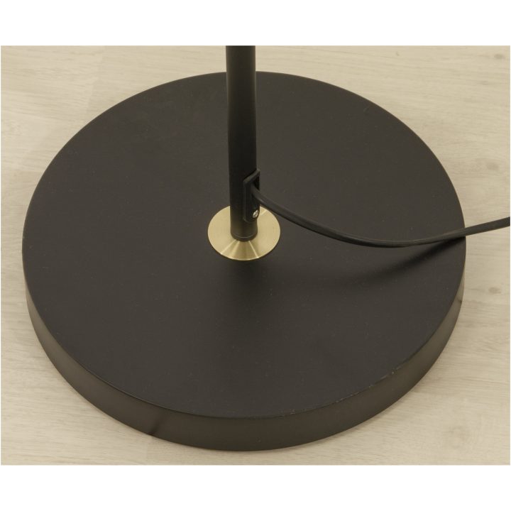 Bow Golvlampa., 1-arm, Svart ANETA HOME Sockel GU10 Svart /Matt Mässing – bild 2