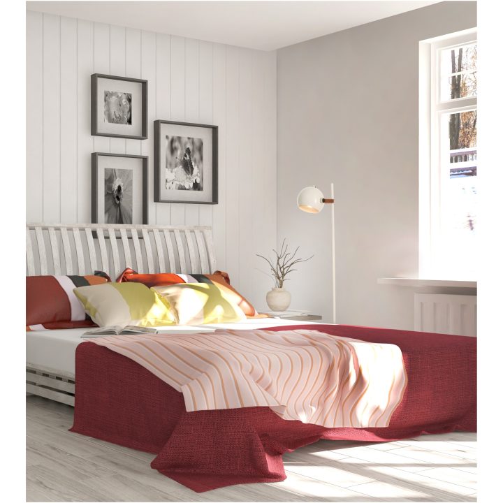 Bow Golvlampa, 1-arm, Vit ANETA HOME Sockel GU10 Vit /Brun /Silver – bild 5
