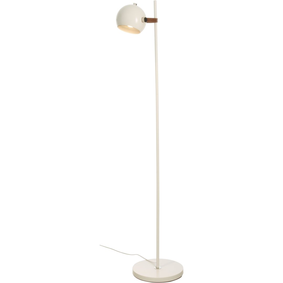 Bow Golvlampa, 1-arm, Vit ANETA HOME Sockel GU10 Vit /Brun /Silver