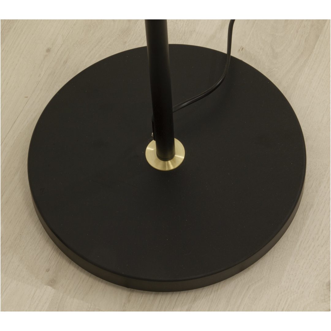 Bow Golvlampa. 3-arm, Svart ANETA HOME Sockel GU10 Svart /Matt Mässing – bild 3