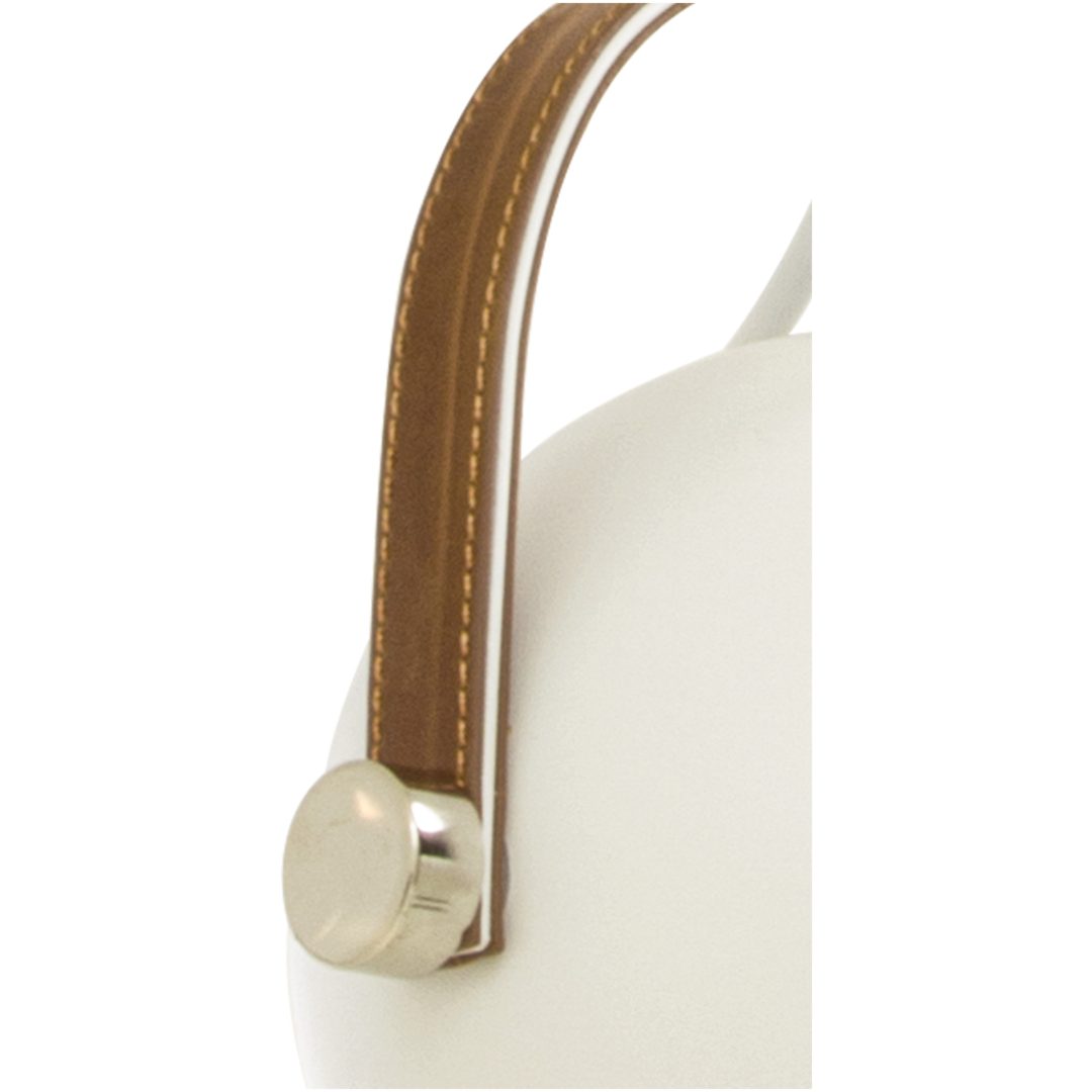 Bow Taklampa, Singel, Vit ANETA HOME Sockel GU10 Vit /Brun /Silver – bild 4