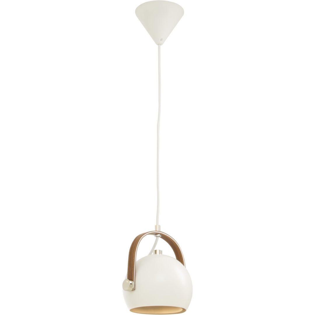 Bow Taklampa, Singel, Vit ANETA HOME Sockel GU10 Vit /Brun /Silver