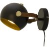 Bow Vägglampa, Svart ANETA HOME Sockel GU10 Svart /Matt Mässing – miniatyr 1