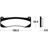 Brake Pads MTR207 Sintered Metal Tecnium